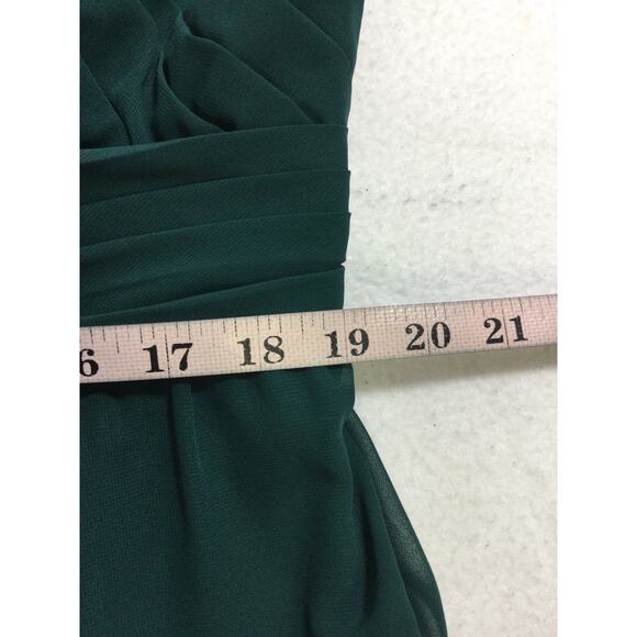 AW BRIDAL 18 2X plus Dark Emerald Lorraine party wide leg jumpsuit NEW B167 - Picture 6 of 10